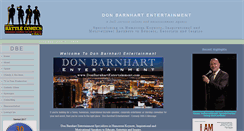 Desktop Screenshot of donbarnhartentertainment.com